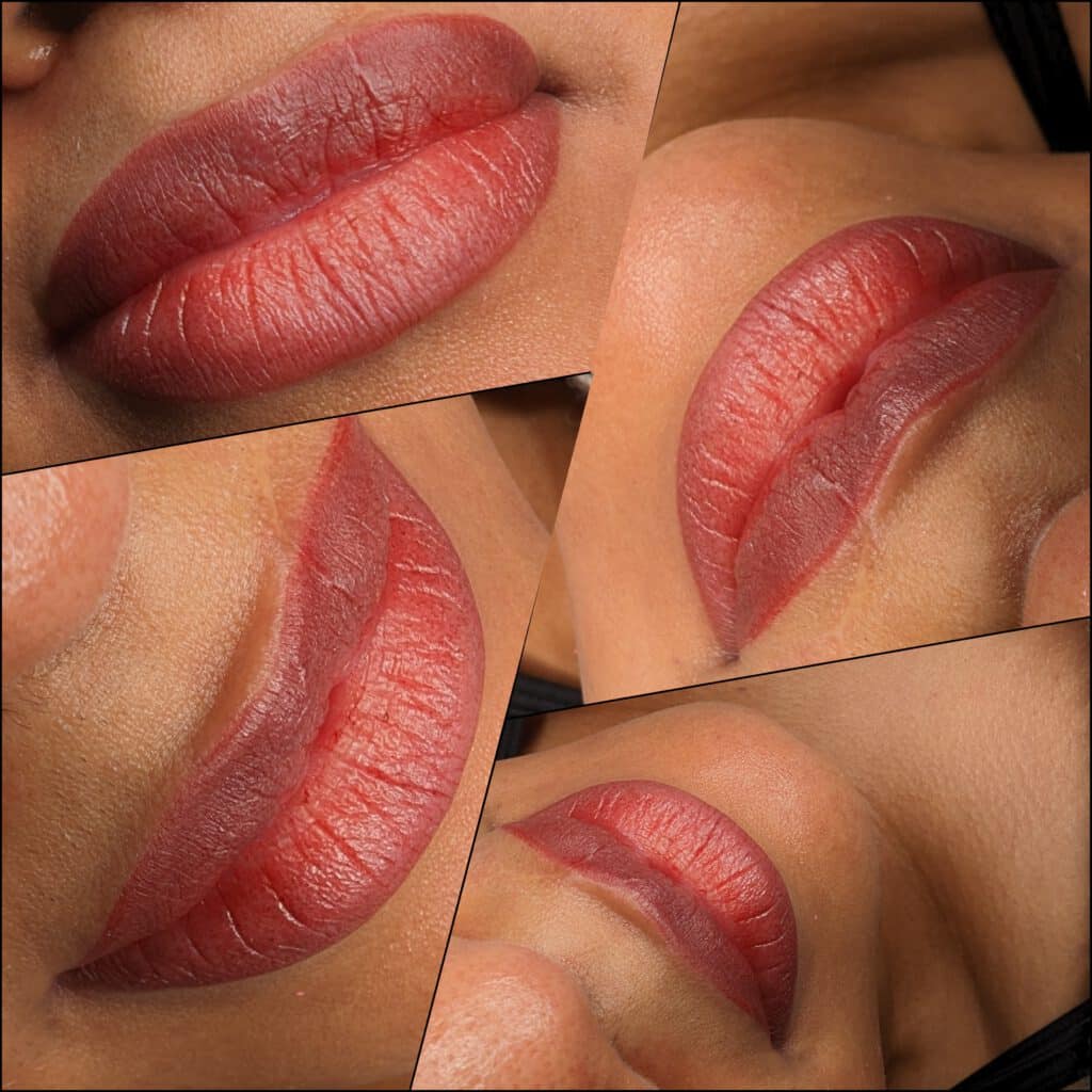 Lippenpigmentierung Ergebnis Permanent Makeup
